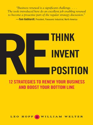 cover image of Rethink, Reinvent, Reposition